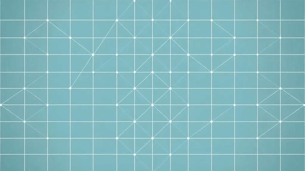 Geometric grid representing logical separation of informatio
